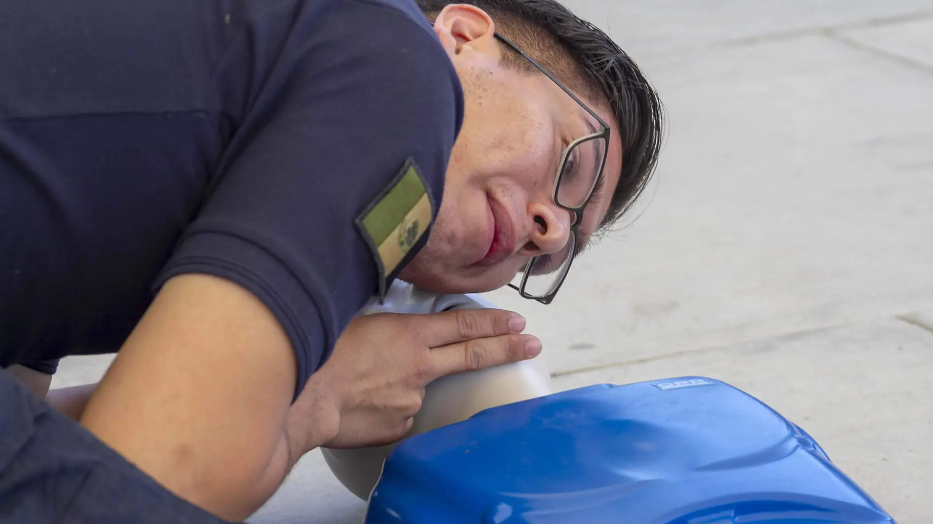 El voluntario dijo que es importante que los jóvenes conozcan principios de prevención.